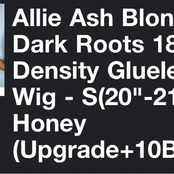 Blonde Hairvivi wig Allie - Picture 4 of 9
